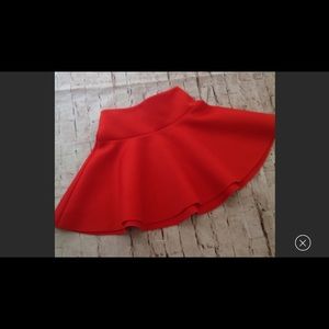 NWOT , I Joah Beautiful red mini skirt